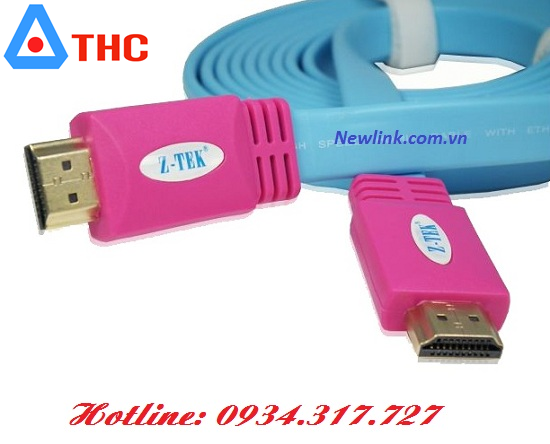Cáp hdmi 3m z-tek Full HD 1080 chính hãng